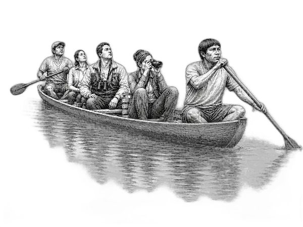 Amazon rainforest team engraving | Amazon Jungle Trips