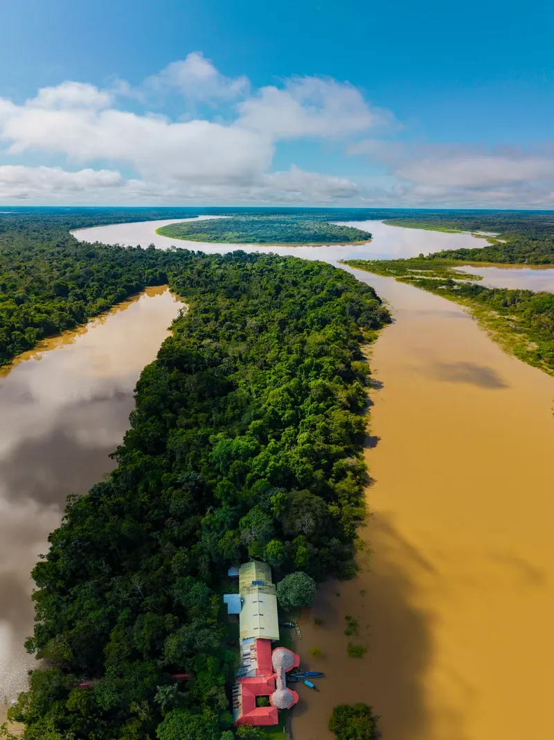 Zacambú Rainforest EcoLodge drone view | Amazon Jungle Trips