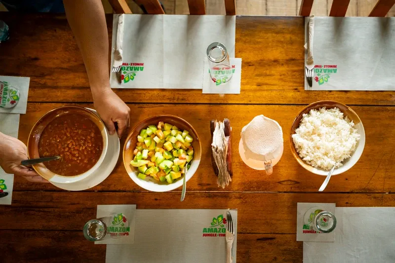 Vegetarian option at Zacambú Eco Lodge | Amazon Jungle Trips